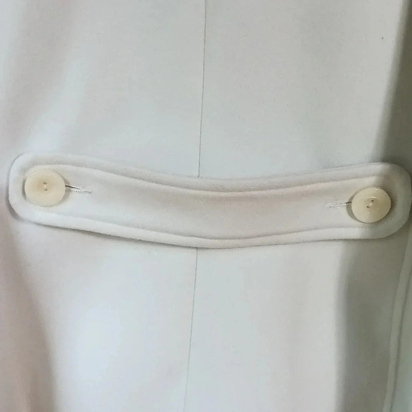 NEW soft cozy warm lined button blazer shacket ivory peacoat pockets NWOT 10 - Picture 3 of 14